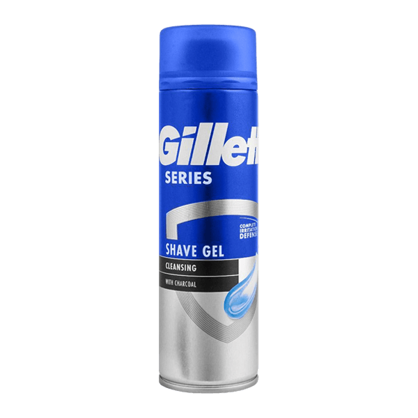 Gillette Series Cleansing With Charcoal Shave Gel 200ml