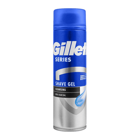 Gillette Series Cleansing With Charcoal Shave Gel 200ml