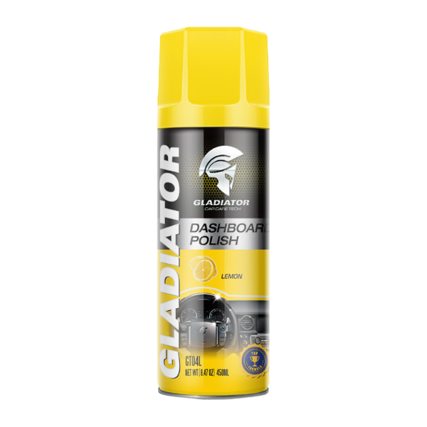 Gladiator Car Dashboard Polish Spray 450ml Lemon GT04L