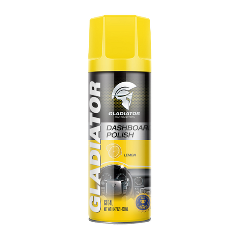 Gladiator Car Dashboard Polish Spray 450ml Lemon GT04L