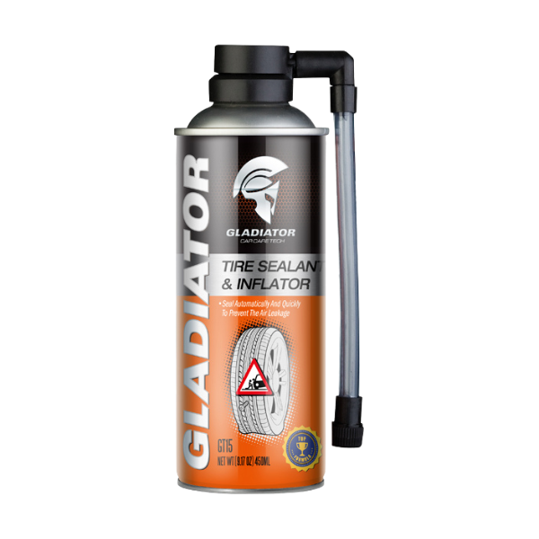 Gladiator Car Tire Sealant And Inflator 450ml GT15