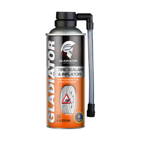 Gladiator Car Tire Sealant And Inflator 450ml GT15