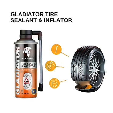 Gladiator Car Tire Sealant And Inflator 450ml GT15
