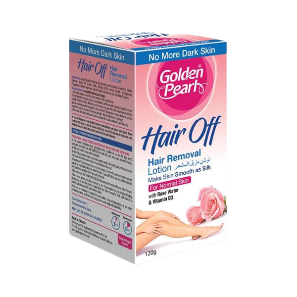 Golden Pearl Hair Off Hair Removal Lotion Rose 120g