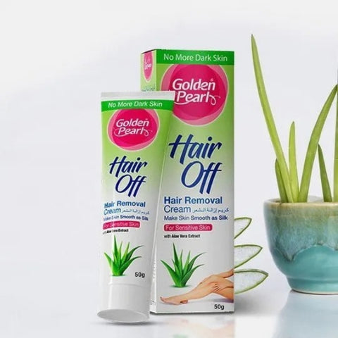 Golden Pearl Hair Removal Cream Aloe Vera 50g