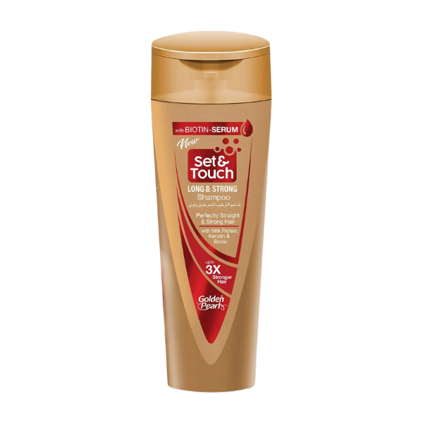 Golden Pearl Set And Touch Long And Strong Hair Shampoo 360ml