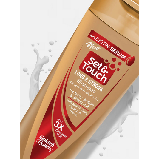Golden Pearl Set And Touch Long And Strong Hair Shampoo 360ml