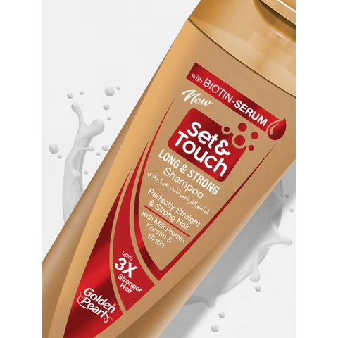 Golden Pearl Set And Touch Long And Strong Hair Shampoo 360ml
