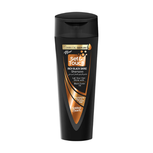 Golden Pearl Set And Touch Rich Black Shine Shampoo 360ml