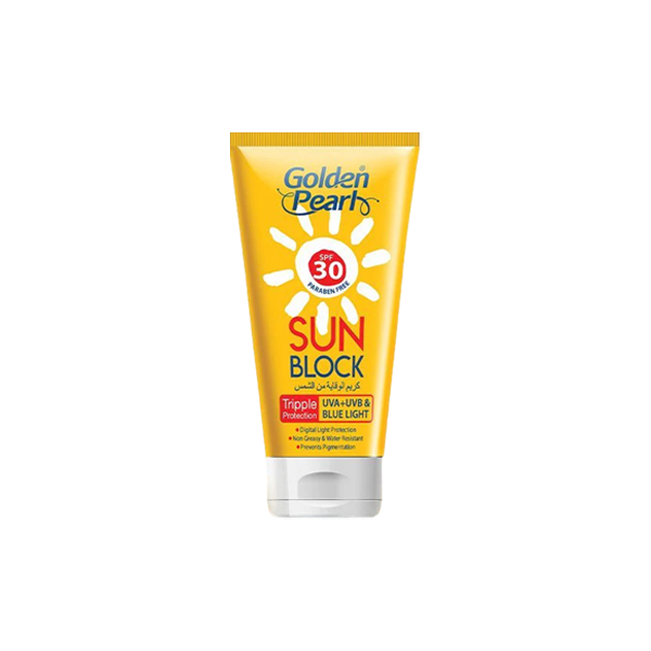 Golden Pearl Sun Block Triple Protection Spf 30 60ml