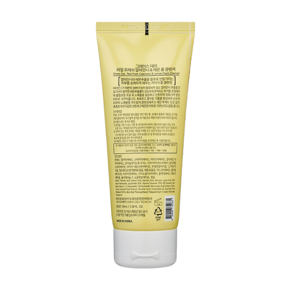 Grace Day Real Fresh Calamansi & Lemon Foam Cleanser 100ml