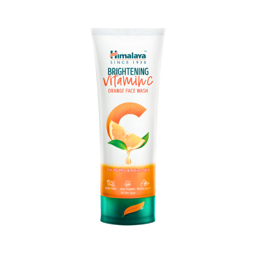 HIMALAYA BRIGHTENING VITAMIN C ORANGE FACE WASH 100ML