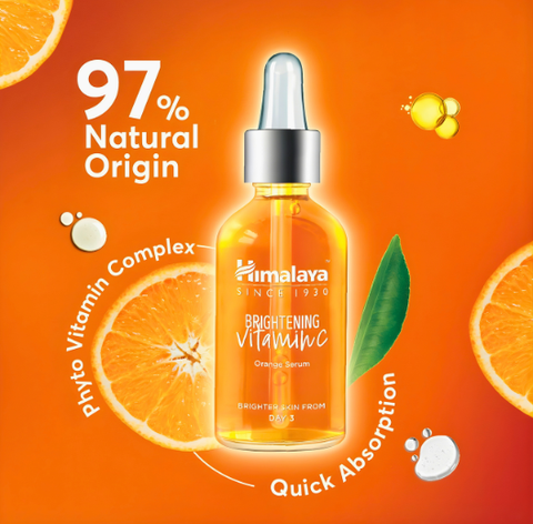 HIMALAYA BRIGHTENING VITAMIN C ORANGE SERUM 30ML