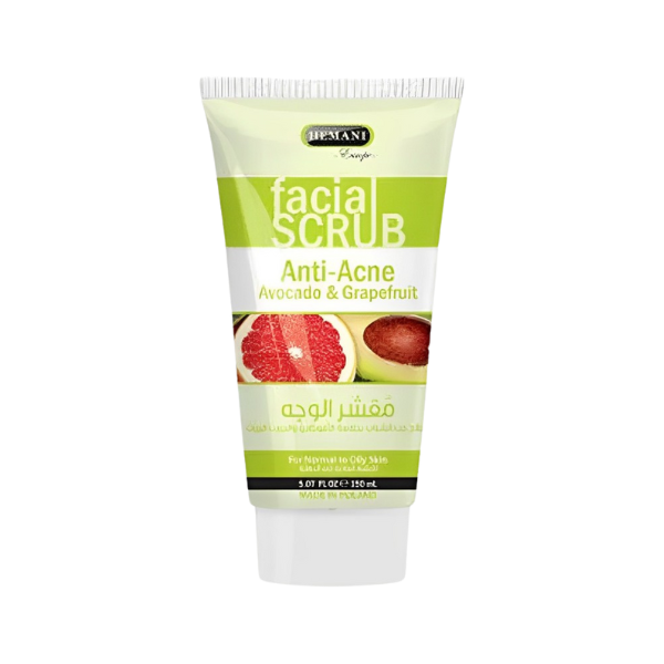 Hemani Facial Scrub Anti Acne Avocado & Grapefruit 150ml