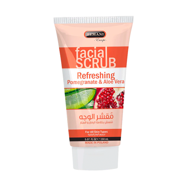 Hemani Facial Scrub Pomegranate And Aloe Vera 150ml