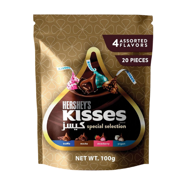 Hershey's Kisses Special Selection Chocolate 4 Assorted flavors 20Pcs 100g