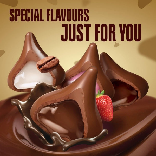 Hershey's Kisses Special Selection Chocolate 4 Assorted flavors 20Pcs 100g