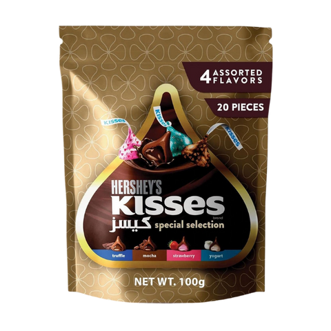 Hershey's Kisses Special Selection Chocolate 4 Assorted flavors 20Pcs 100g