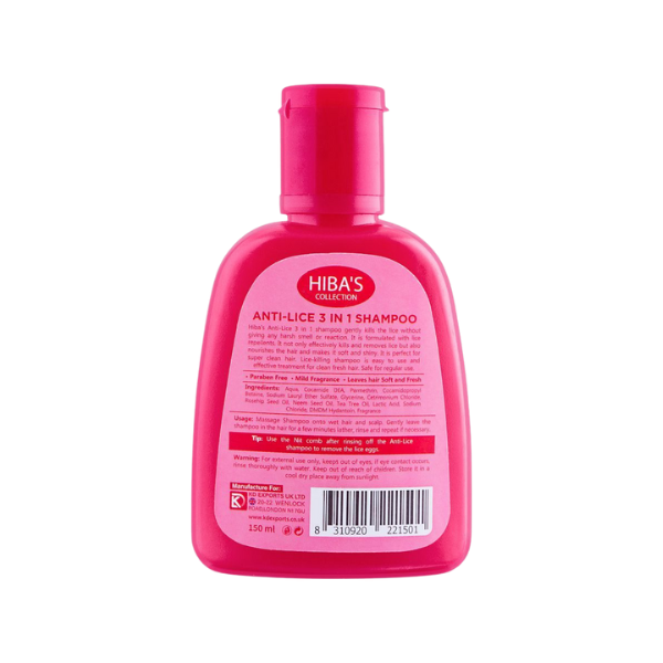Hiba's Anti Lice 3in1 Shampoo Strawberry 150ml
