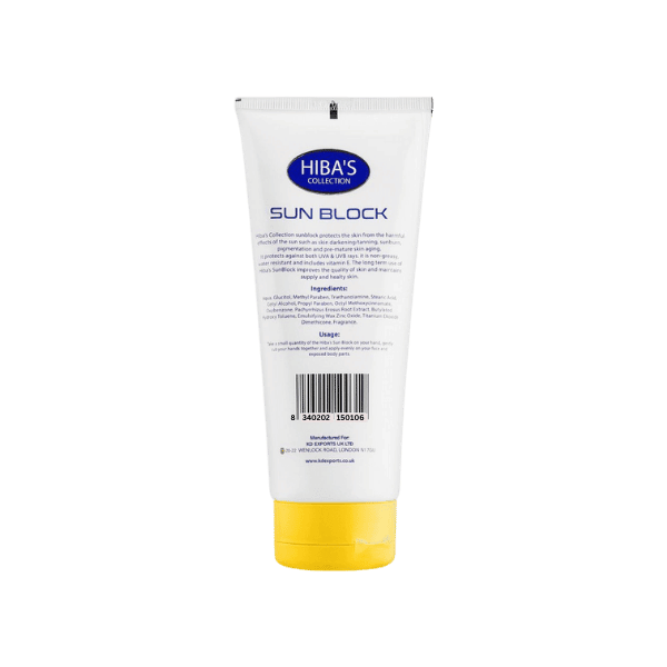 Hiba's Bright & Glow Sun Block SPF 60 Whitening Lotion 50ml