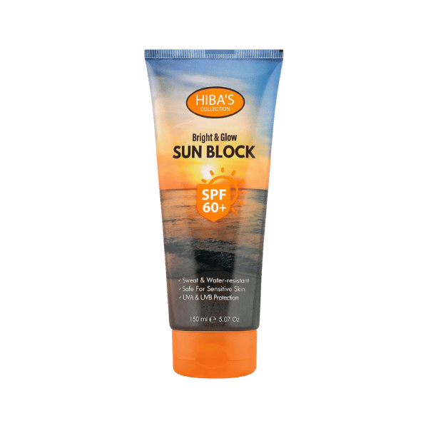 Hiba's Bright & Glow Sunblock Spf60+ 100ml