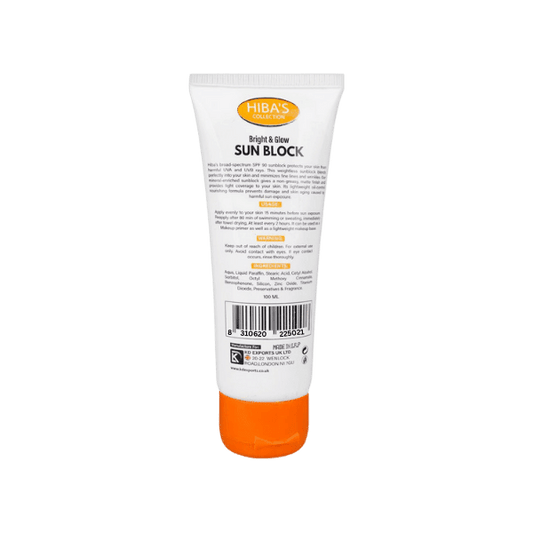 Hiba's Bright & Glow Sunblock Spf 90+ 50ml