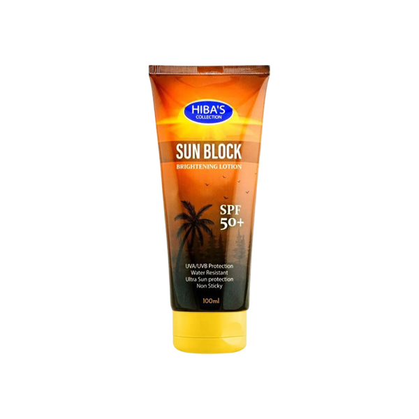 Hiba's Collection Sun Block Brightening Lotion Spf 50+ 100ml