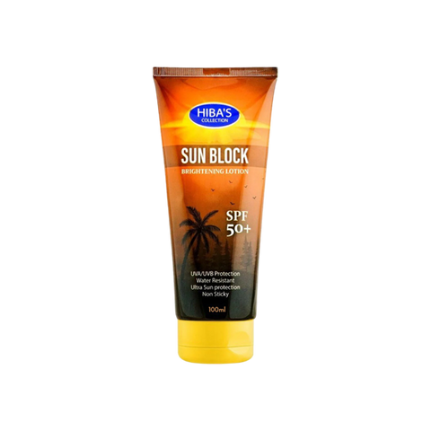 Hiba's Collection Sun Block Brightening Lotion Spf 50+ 100ml