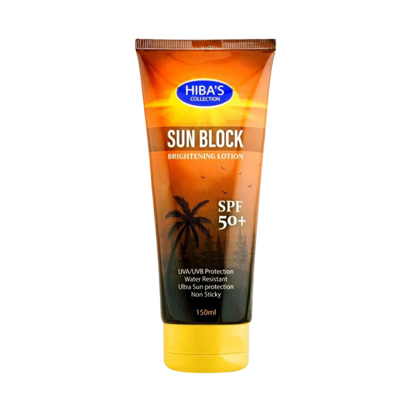 Hiba's Collection Sun Block Brightening Lotion Spf 50+ 150ml