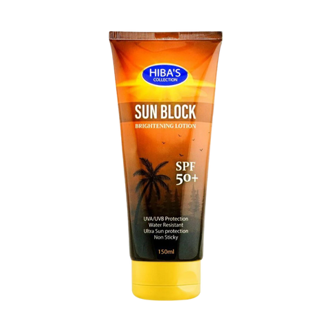 Hiba's Collection Sun Block Brightening Lotion Spf 50+ 150ml