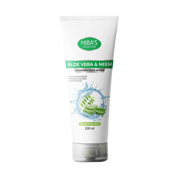 Hibas Aloe Vera And Neem Foaming Face Wash 100ml