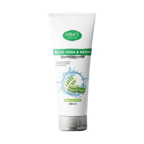 Hibas Aloe Vera And Neem Foaming Face Wash 100ml