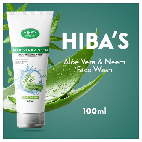 Hibas Aloe Vera And Neem Foaming Face Wash 100ml