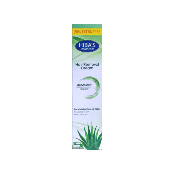 Hibas Hair Removal Cream Aloe Vera Extract 120ml