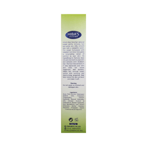 Hibas Hair Removal Cream Aloe Vera Extract 120ml