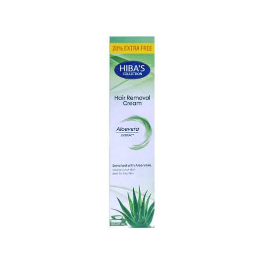 Hibas Hair Removal Cream Aloe Vera Extract 120ml