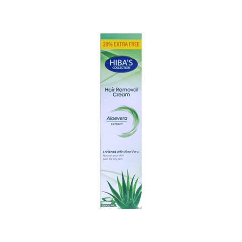 Hibas Hair Removal Cream Aloe Vera Extract 120ml