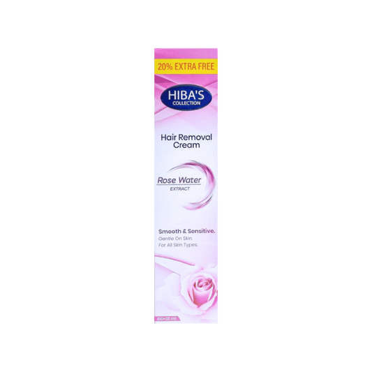 Hibas Hair Removal Cream Rose Water Extract 120ml