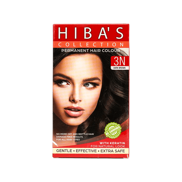 Hibas Natural Hair Color Dark Brown 3N 60ml