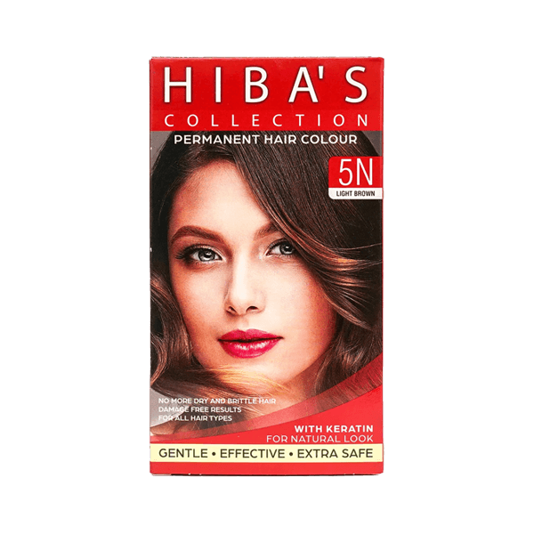 Hibas Natural Hair Color Light Brown 5N 60ml