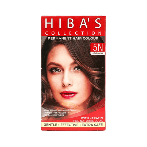 Hibas Natural Hair Color Light Brown 5N 60ml