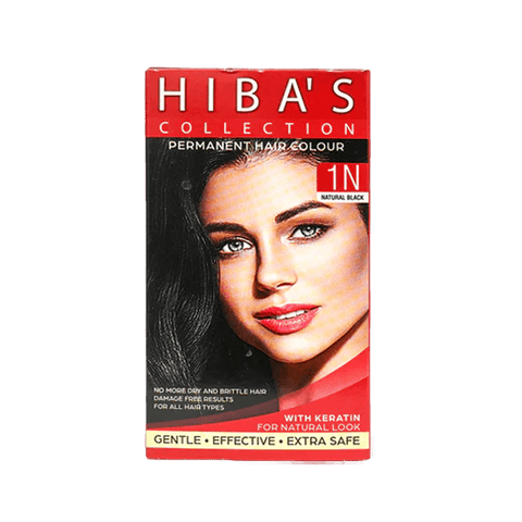 Hibas Natural Hair Color Natural Black 1N 60ml