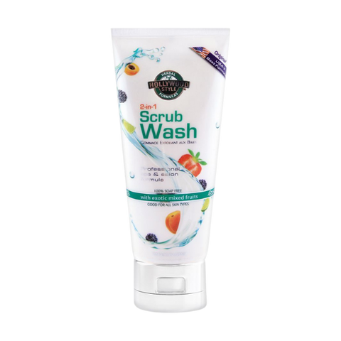 Hollywood Style 2in1 Scrub Wash With Exotic Mixed Fruits 150ml