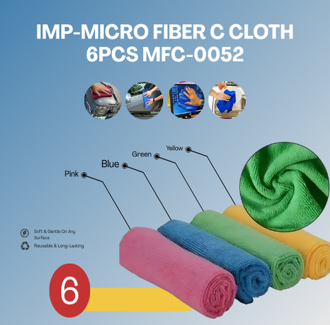 MICRO FIBER C CLOTH 6PCS