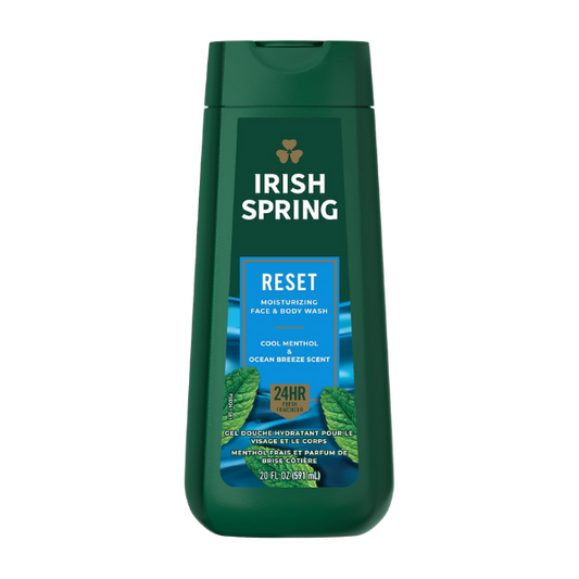Irish Spring Reset Moisturizing Face & Body Wash 591ml