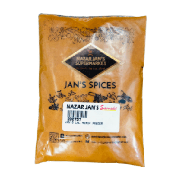 JAN'S LAL MIRCH POWDER 500GM