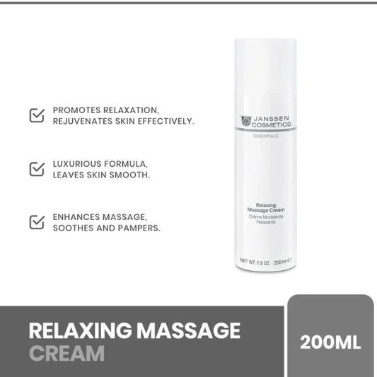 Janssen Cosmetics Essentials Relaxing Massage Cream 200ml