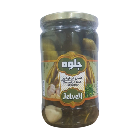 Jelveh Canned Cucumber Pickle 680Gm