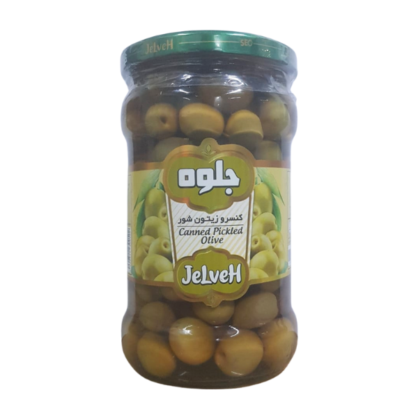 Jelveh Canned Olive Pickled Jar 680Gm