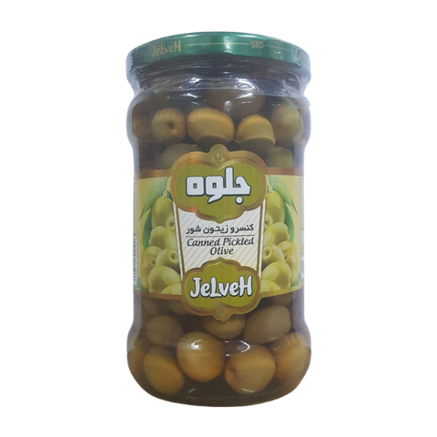 Jelveh Canned Olive Pickled Jar 680Gm